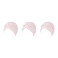 thumbnail image 1 of Qarigey Turbante musulmán Hijabs Gorras Sólido Pre-Atado Sombrero Estiramiento Plisado Elasticidad Chemo Head Wrap Warmer Headwear rosa claro Type1 NO1 Qarigey  CBP299692, 1 of 6