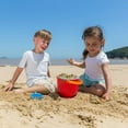 thumbnail image 6 of Hape: Beach Basics - 4pc Playset Includes Bucket Sifter, Rake & Shovel Toys, Water-Bath-Garden-Snow-Sand, Colorful Set, Kids & Toddler Ages 18mo+, 6 of 7