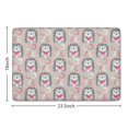 thumbnail image 5 of Cute Hedgehog Love Pattern Flannel Non Slip Door Rugs,Washable Door Mats Indoor,Decorative Door Mats,Dirt-Resistant and Absorbent Doormat for Entrance,Bedroom,Kitchen,Bathroom,23.5x16in(60x40cm), 5 of 5