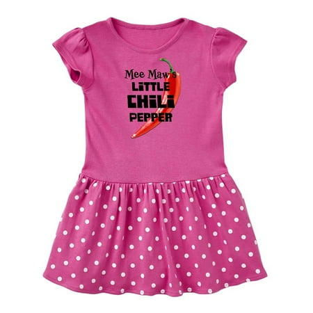 

Inktastic Mee Maw s Little Chili Pepper Gift Baby Girl Dress