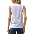 thumbnail image 4 of American Flag Tank Tops Women Patriotic Sleeveless Shirt for 4th of July(Large), 4 of 7