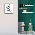 thumbnail image 6 of Epic Graffiti 'Headphones Love Blue Gray'  by Mercedes Lopez Charro Canvas Wall Art, 20" x 24", 6 of 8