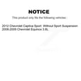 thumbnail image 2 of Transit Auto Front Left Driver Hub Bearing Assembly Suspension Lower Control Arm with Ball Joint and Sway Bar Stabilizer Link Kit for Car Chevrolet Equinox Captiva Sport K7T-101669, 2 of 11