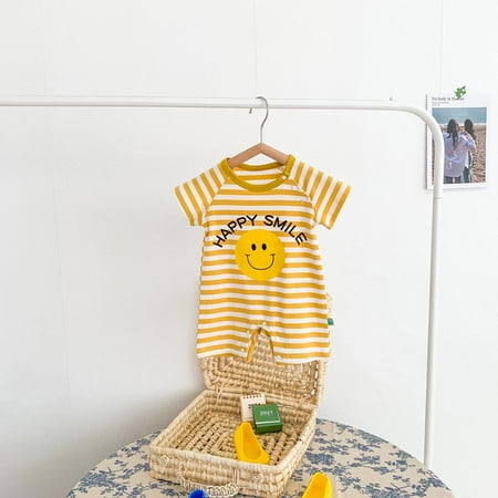 

OQC Baby Unisex Banana Printed Cute Rompers