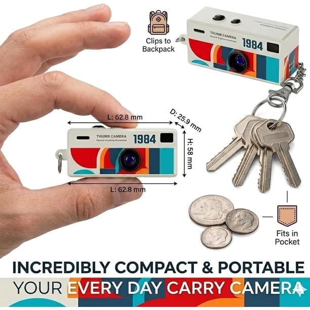 G6 THUMB CAMERA 3個セット G6 Mini Thumb Camera, G6 Thumb Camera, Mini Keychain Digital