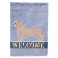 thumbnail image 1 of Carolines Treasures CK3721GF Tan Chiweenie Welcome Garden Size Flag, 1 of 3