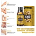 thumbnail image 4 of 3 uds * 30ml aceite esencial para esculpir el cuerpo de jengibre masaje firme abdomen muslo músculo hidratante piel adelgazante aceite esencial para esculpir el cuerpo, 4 of 5