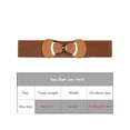 thumbnail image 4 of INSPIRE CHIC Women's Belt Bow Buckle Elastic Waist Seal Belts Fashion Versatile for Dresses Blouse 70x6cm/27.6x2.4" Camel, 4 of 6