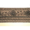 thumbnail image 2 of Brown Flower Tin Mirror, 2 of 3