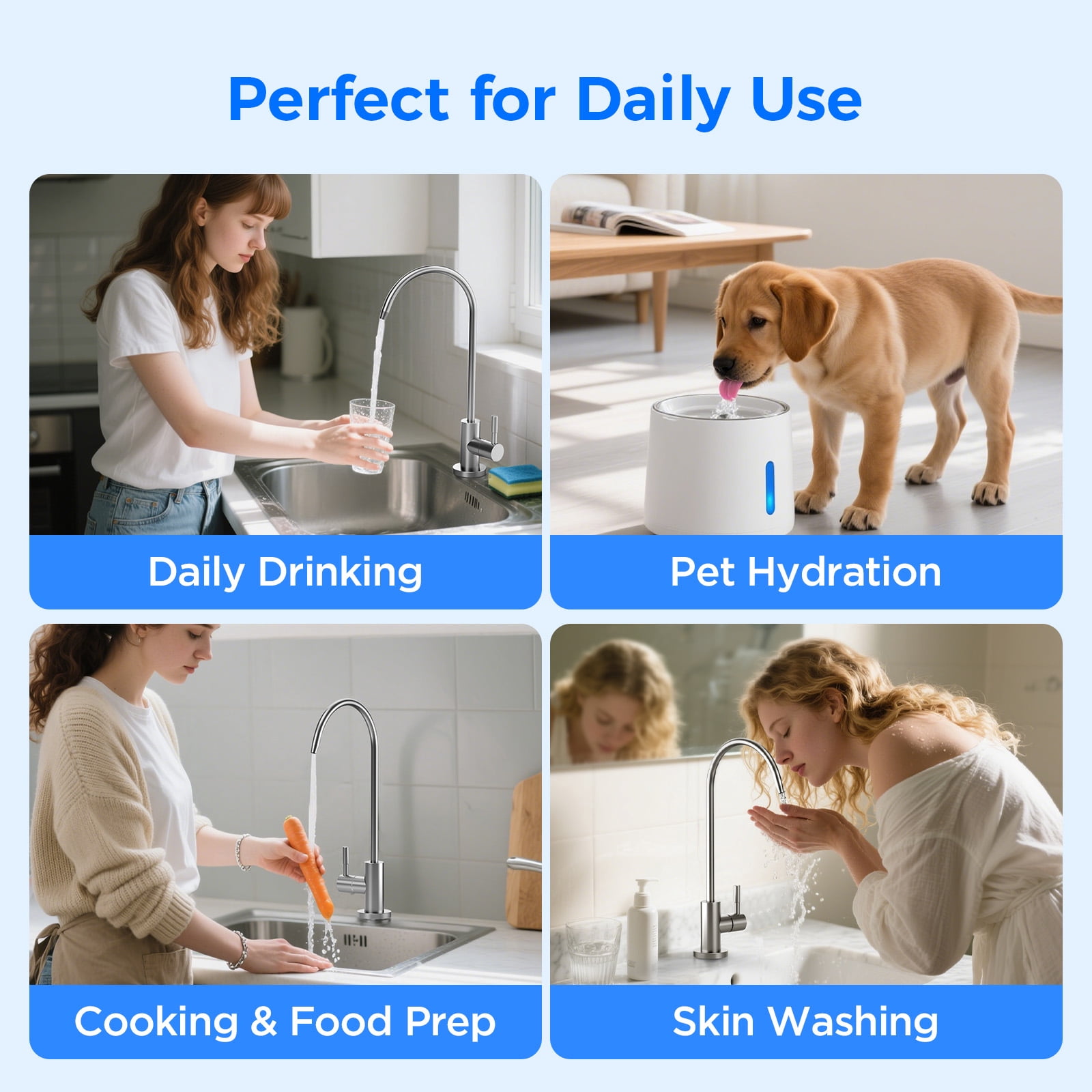 800G Undersink RO Water Purifier with 9-Stage Filtration, TDS Meter, and 5 Sec/8oz Fill Speed Hydrofast UB200T