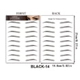 thumbnail image 2 of Kokovifyves Beauty Tools Simulated Waterproofed Eyebrow Stickers Eyebrow Tattooed Stickers Environmentally Friendly Lazy Eyebrow Patches, 2 of 2