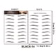 thumbnail image 2 of Pegatinas de cejas simuladas impermeables Pegatinas de cejas tatuadas Parches de cejas perezosos ecológicos Parche para cejas, 2 of 2