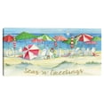 thumbnail image 1 of Cuadros Decorativos Jr Holiday Watercolor Beach Canvas, 1 of 2