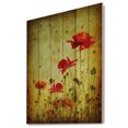 thumbnail image 1 of Design Art - Poppy Flowers on Grunge Background, 1 of 5