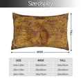 thumbnail image 2 of Balery Vintage Map Funda de Cojín Estampada, Regalos para Mujeres, Regalos de Amor para Ella, Regalos para Novia o Esposa, Funda de Almohada-14"x20", 2 of 6