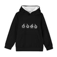 thumbnail image 6 of CBASIHI Girls Halloween Sweatshirts with Pockets Fleece Casual Cute Long Sleeve Pumpkin Print Pullover Hoodies Black 10 T, 6 of 7
