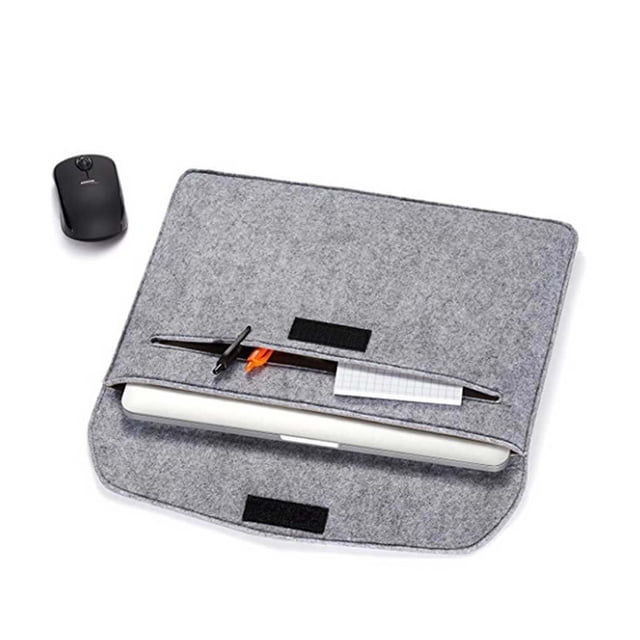 Langgg Étui de Tablette Pochette de Protection Fournitures Accessoires Étui Housses Transport Portable Léger Étuis Multifonctionnel Gris Foncé 14.4 Pouces