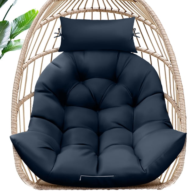 Cojín de Espuma Viscoelástica para Silla Colgante Tipo Huevo Elefante Mágico Azul