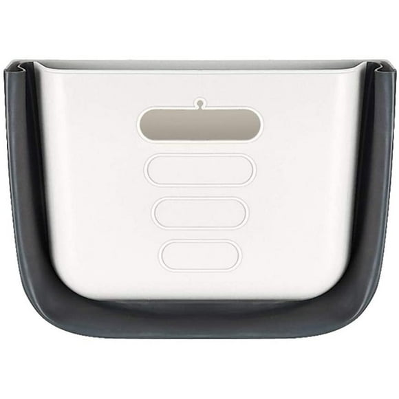 Hanging Trash Can with Lid, Hanging Garbage Can Lid for Kitchen Cabinet Door in Cabinet Trash Can