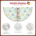 thumbnail image 3 of Fotbe Different Breeds of Dogs Pattern Christmas Tree Skirt, Tree Skirts Plush Christmas Decorations, Christmas Tree Skirts Xmas Decorations Holiday Party Decor-36", 3 of 6