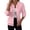 Pink, variant on Womens Baseball Jacket Zip Up Long Sleeve Knit Casual Varsity Style Coat Lightweight for Spring Fall Everyday,Purple 2XL