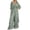 Light Green, variant on Pant Suits For Women Dressy, Travel‑Friendly Polyester Two‑Piece Ensemble, Halter Smocked Wide‑Leg Jumpsuit Plus Open‑Front Long Cardigan, S‑XXXXXL Plus Size Friendly