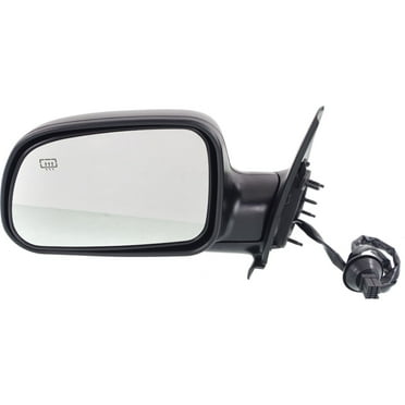 Mirror Compatible With 1999-2004 Jeep Grand Cherokee Left Driver Side Heated Textured Black Kool-Vue