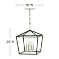 thumbnail image 4 of 3535BK Hinkley Lighting Stinson - 4 Light Medium Open Frame Chandelier in Transitional Style - 16 Inches Wide by 23 Inches High-Black Finish, 4 of 6