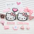 thumbnail image 4 of 1PCS MINISO Pink Hello Kitty Charming Shoe Accessories Cute Cartoon Characters Detachable Shoe Buckles New Sandals Decoration, 4 of 7
