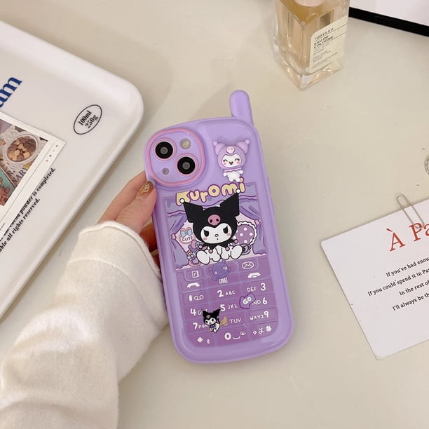 Funda de teléfono Kawaii Sanrio Kuromi My Melody, con lente todo incluido, Ip11/12Pro/13, regalo antisísmico y anticaída