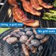 thumbnail image 4 of Juego de 4 parrillas para barbacoa, red para barbacoa, reutilizable y cortable, antiadherente, para cocinar en el horno y hacer yogur, 40 x 33 cm, 4 of 5