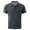 Grey#1, variant on Breeze Capri Polo Shirt for Men Beer Belly Stiff Collar Waffle Shirts for Golf Business Casual 2026 Summer Quick Dry