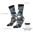 thumbnail image 4 of Cauagu Halloween Print Crew Socks for Women and Men,Adult Athletic Running Socks 1-Pair Sports Socks Work Gear Socks with Moisture Wicking, 4 of 6