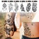 thumbnail image 5 of 18 hojas de tatuaje temporal para hombres y adultos, tatuaje falso para mujeres, tatuajes de manga, pegatinas temporales, 5 of 5