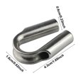 thumbnail image 7 of Cable Thimble Stainless Steel Rope Thimble Rope Thimble Rigging for Wire Rope Cable Wire Rope Chain Thimble Racking Tool, 7 of 7