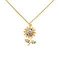 thumbnail image 1 of Mother's Day Necklace for Women Pendant with Chain Set Pave Zircon Heart Brass Charms Accessories Gift for Mom Birthday Jewelry Gao Jinjia LED, 1 of 2
