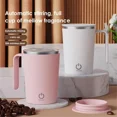 thumbnail image 4 of Automatic Stirring Cup Mug Rechargeable Portable Coffee Electric Stirring Stainless Steel Rotating Magnetic Home Drinking Tools, 4 of 5