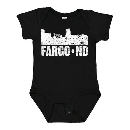 

Inktastic Fargo Skyline Grunge Gift Baby Boy or Baby Girl Bodysuit
