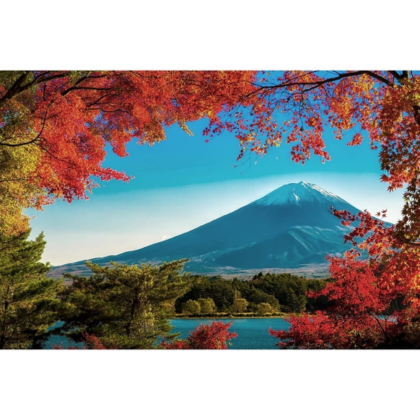 Rompecabezas Toynk Monte Fuji en otoño, 1000 piezas