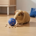 thumbnail image 4 of mdesiwst Pet Treat Dispenser Ball, Adjustable Treat Dispensing Ball, Rolling Ball Slow Feeder, Enrichment Toy for Guinea Pigs Rabbits Mice Hedgehogs, 4 of 7