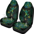 thumbnail image 5 of Uorisanigo Green Frog Waterproof Car Seat Cover Anti-Slip Back Fabric Automobile Front Seat Covers Easy to Install All-Season Protection Universal Vehicle Accessories, 5 of 7