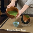thumbnail image 2 of LazySpin 7Pcs Matcha Whisk Set, Matcha Tea Bowl Tool , Brown, 2 of 7