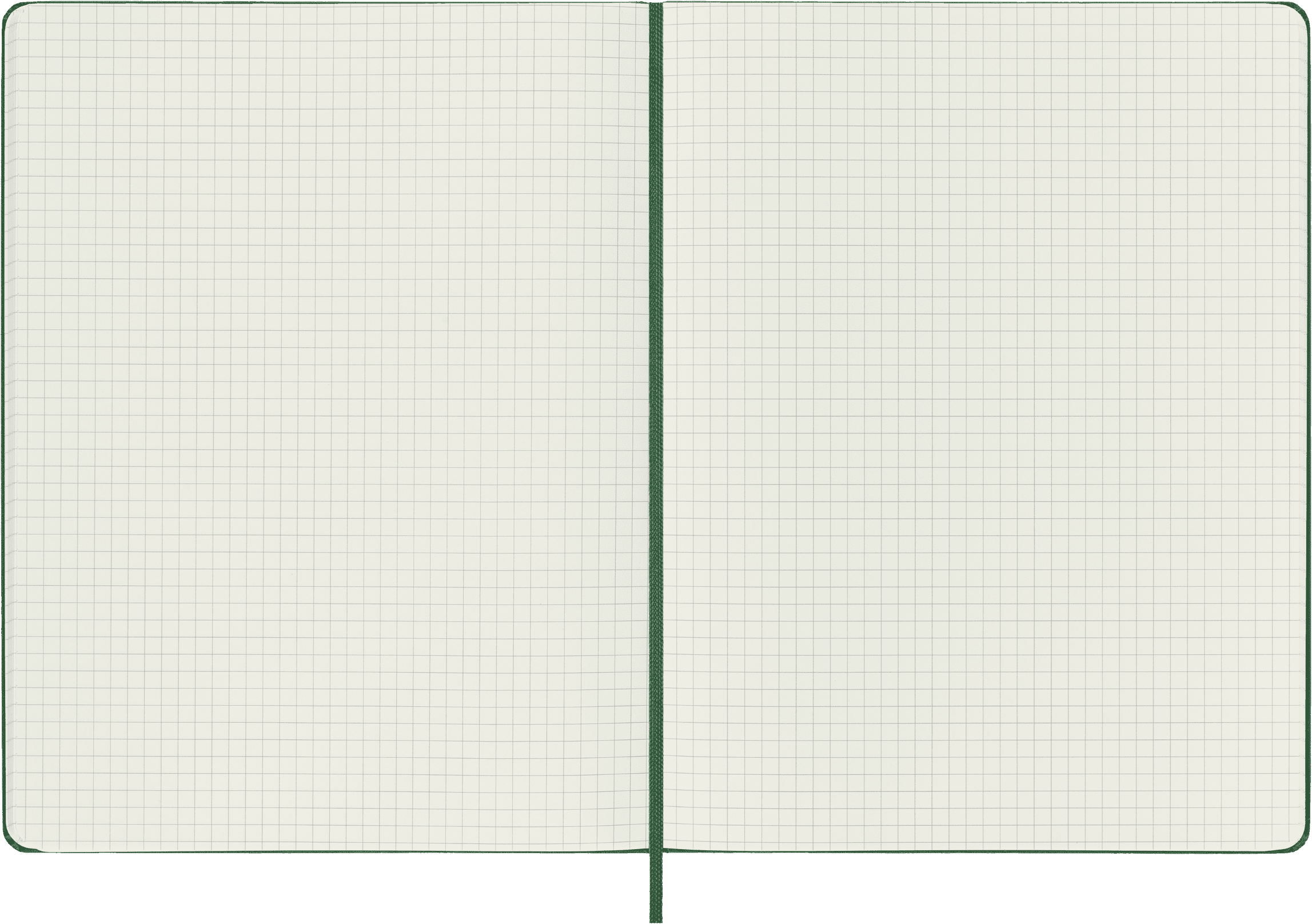 Moleskine Classic Notebook, Hard Cover, XL (7.5" x 9.75"), Squared, Myrtle Green