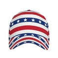thumbnail image 2 of Balery American Patriotic Stars And Stripes Baseball Cap For Women Men,Adjustable Size For Running Workouts And Outdoor Activities All Seasons, 2 of 9