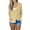 Khaki, variant on Fanxing Women's V Neck Cardigan Sweater Long sleeve Button Down Fall Lightweight Solid Color Knitted Outwear Army Green S