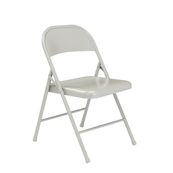 National Public Seating Commercialine 900 Series Metal Folding Chair Gray 4/Pack (902/4)