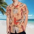 thumbnail image 5 of High Quality Hawaiian Shirts for Men Short Sleeve Aloha Beach Shirt Floral Summer Casual Button Down Shirts Blouses 8T9KV5, 5 of 7
