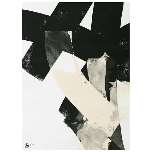 Nordic II Washable Abstract Art Area Rug size 8'x10', Power-loomed, Heavenly Softness with Non-Slipping Backing