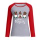 thumbnail image 5 of Pntutb Mujeres Otoño e Invierno Casual Navidad Impreso Cuello Redondo Manga Larga Jersey Blusa Sudadera tops Pntutb Pntutb-157, 5 of 5