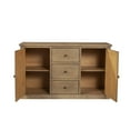 thumbnail image 4 of Alpine Furniture Arlo Wood Sideboard in Natural Brown, 4 of 5
